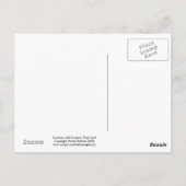 Katzen regieren siamesische Postkarte (Rückseite)