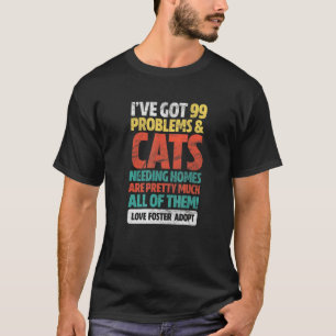 Katzen Rescue Adoption Liebe Foster Adoptier Anima T-Shirt