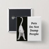 Katzen-Rettung Pets Button (Vorne & Hinten)