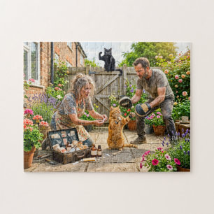 Katzen-Revierkampf-Trainingschaos Puzzle