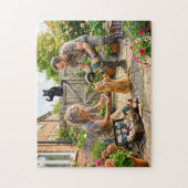 Katzen-Revierkampf-Trainingschaos Puzzle (Vertikal)