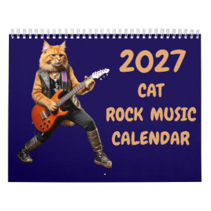 Katzen-Rock-Musik-Kalender Kalender