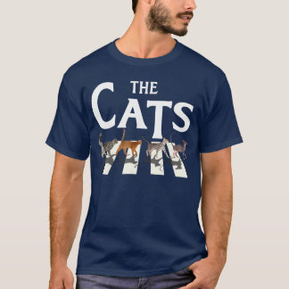 Katzen-Rockmusik Lustige Katzenliebhaber-Geschenke T-Shirt
