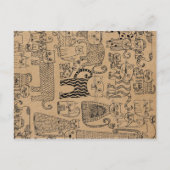 Katzen Rustikale Kraft Drehbuch Save the Date Ankündigungspostkarte (Rückseite)