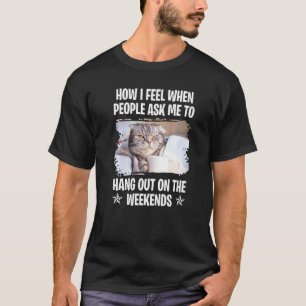 Katzen sagen Faul sagen Grumpy 15 T-Shirt