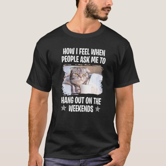 Katzen sagen Faul sagen Grumpy 15 T-Shirt (Vorderseite)