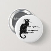 Katzen sagen Meow... Button (Vorne & Hinten)