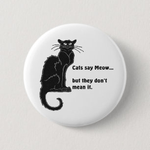 Katzen sagen Meow... Button