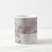 Katzen-Schach-Tasse Kaffeetasse (Mittel)