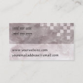 Katzen-Schach-Visitenkarte Visitenkarte (Rückseite)