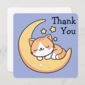 Katzen schlafen auf dem Mond Danke (Vorne/Hinten)