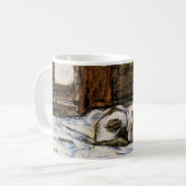 Katzen Schlafen auf einem Bett Kaffeetasse (Vorderseite Links)