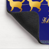 Katzen-Schlitten mousepad (Ecke)