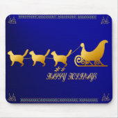 Katzen-Schlitten mousepad (Vorne)