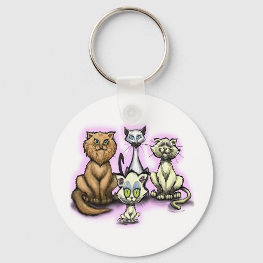 Katzen Schlüsselanhänger (Vorderseite)