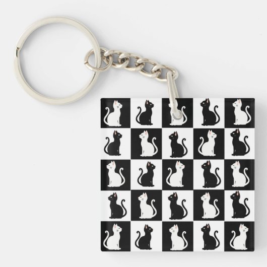 Katzen Schlüsselanhänger (Vorderseite)