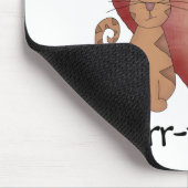 Katzen Schnurren-fection Mousepad (Ecke)