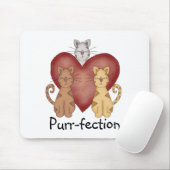 Katzen Schnurren-fection Mousepad (Mit Mouse)