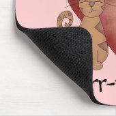 Katzen Schnurren-fection T-Shirts und Geschenke Mousepad (Ecke)