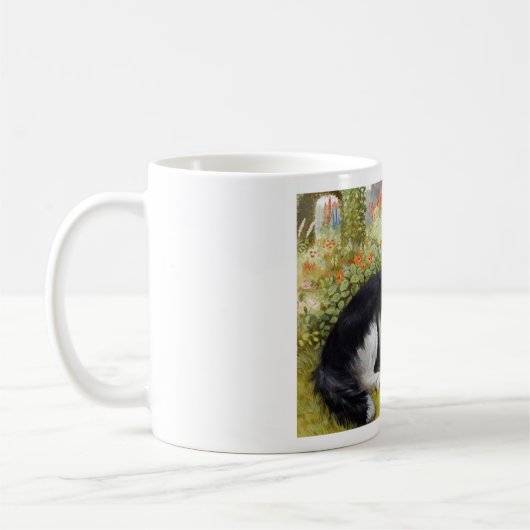 Katzen-, Schwarze u. weißekatze Louis Wain Kaffeetasse (Links)