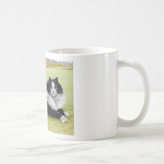 Katzen-, Schwarze u. weißekatze Louis Wain Kaffeetasse (Rechts)