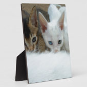 Katzen sehen niedlich aus fotoplatte (Seite)