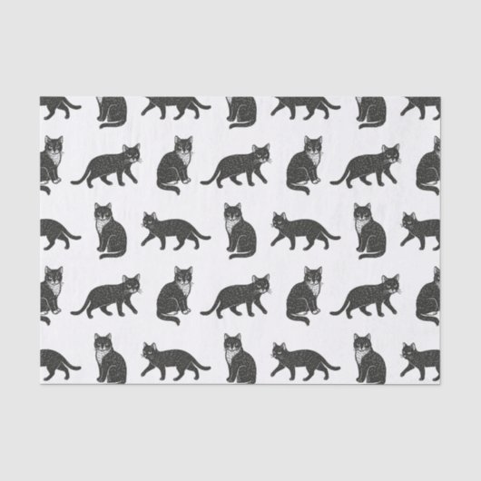 Katzen Seidenpapier (Vorderseite)