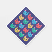 Katzen Serviette (Ecke)