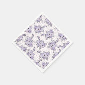 Katzen Serviette (Ecke)