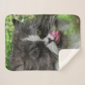 Katzen, Sherpa-Decken, Handwerk, Urlaub, elegant Sherpadecke (Vorderseite (Horizontal))