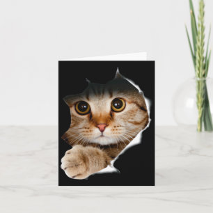 Katzen-Shirt Lustige Katzenliebhaber-Geschenke für Karte