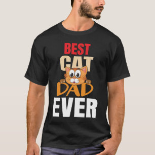 Katzen-Shirt Männer Bester Katzen-Vater überhaupt T-Shirt