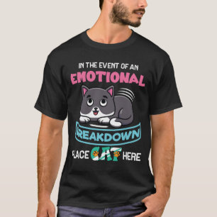 Katzen-Shirts für Männer_Frauen Lustiges Katzen-T- T-Shirt