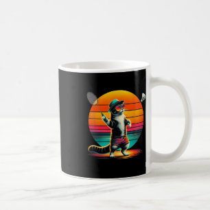 Katzen-Shuttle-Badminton für Männer Frauen Kaffeetasse