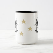 Katzen-siamesische Abgabe Zweifarbige Tasse (Mittel)