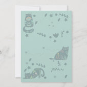 KATZEN SIE MICH, WENN SIE EINE GUTE EINLADUNG KATZ (Rückseite)