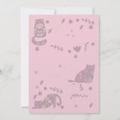 KATZEN SIE MICH, WENN SIE EINE GUTE EINLADUNG KATZ (Rückseite)