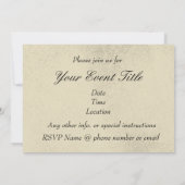 Katzen-Silhouette-französisches Einladung (Rückseite)