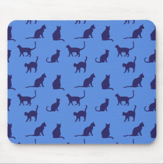 Katzen-Silhouette-Mauspad Mousepad