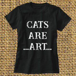 Katzen sind Art Funny einfach modern personifizier T-Shirt