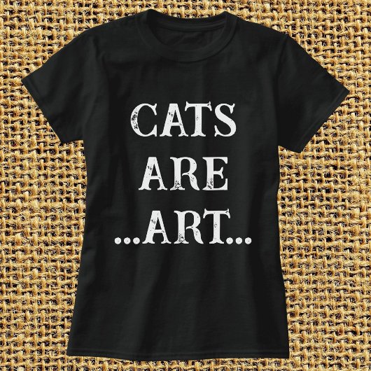 Katzen sind Art Funny einfach modern personifizier T-Shirt