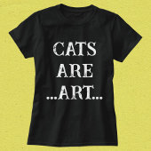 Katzen sind Art Funny einfach modern personifizier T-Shirt