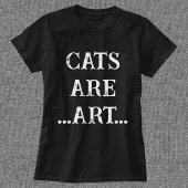 Katzen sind Art Funny einfach modern personifizier T-Shirt