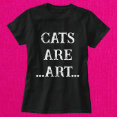 Katzen sind Art Funny einfach modern personifizier T-Shirt
