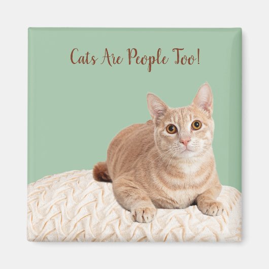 Katzen sind auch Leute Magnet (Vorne)