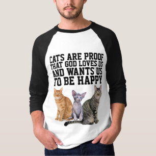 KATZEN SIND BEWEIS, DASS GOTT-LIEBEN US-CAT-T - SH T-Shirt