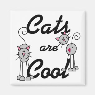 Katzen sind cool Magnet