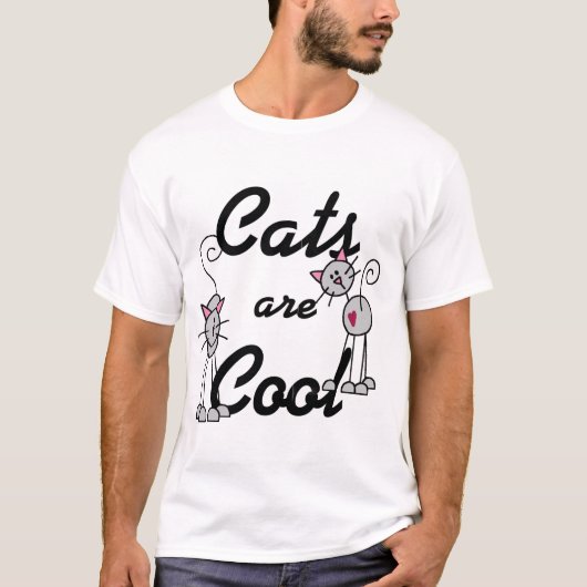 Katzen sind coole T-Shirts und Geschenke (Vorderseite)
