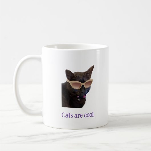 Katzen sind coole Tasse (Links)