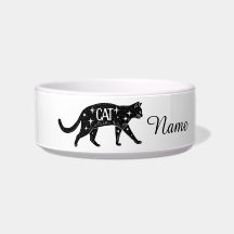 Katzen sind die Besten. Keramik Haustiernäpfe